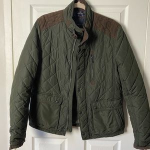 Olive Green Fall Weather Coat